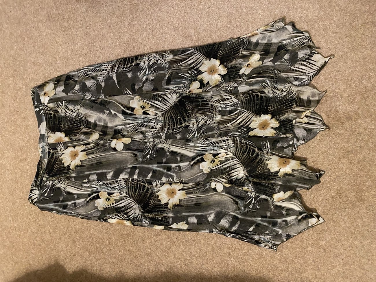 floral low waisted skirt bought at COW for £14.00