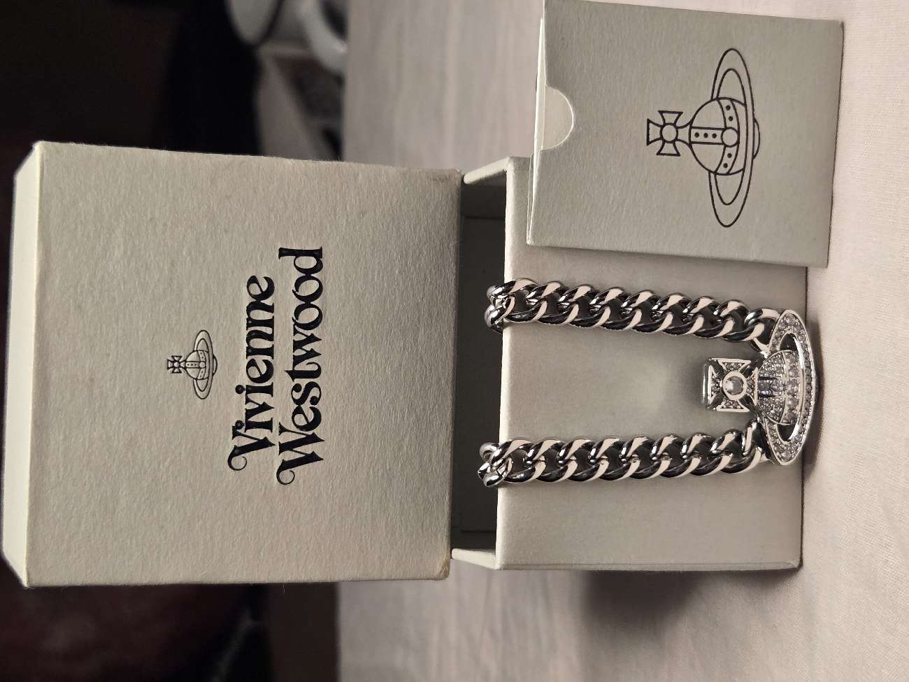 Vivienne Westwood necklace bought at Jubilee Market for £20.00
