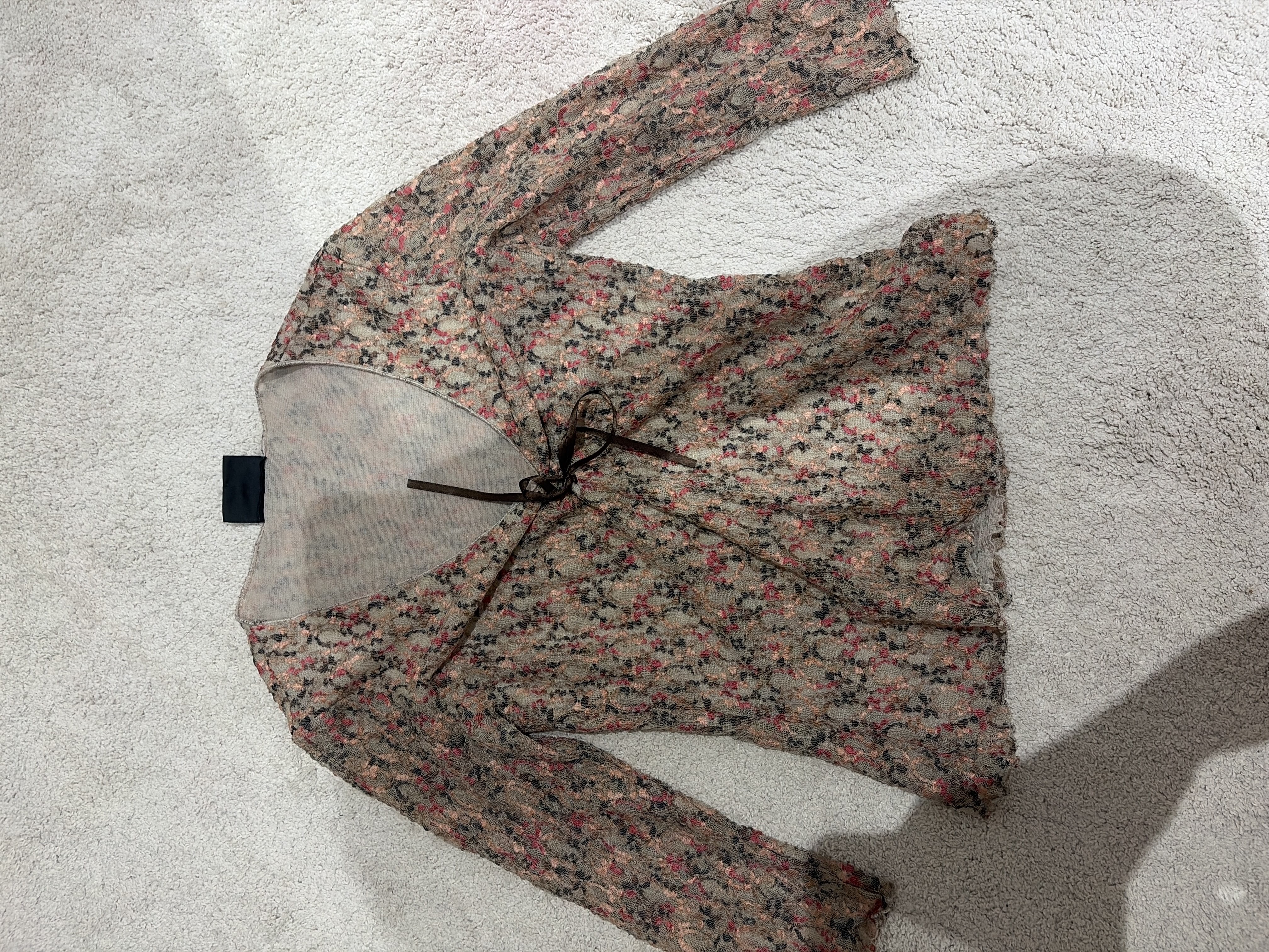 3/4 length top bought at Wilton Emporium for £4.00
