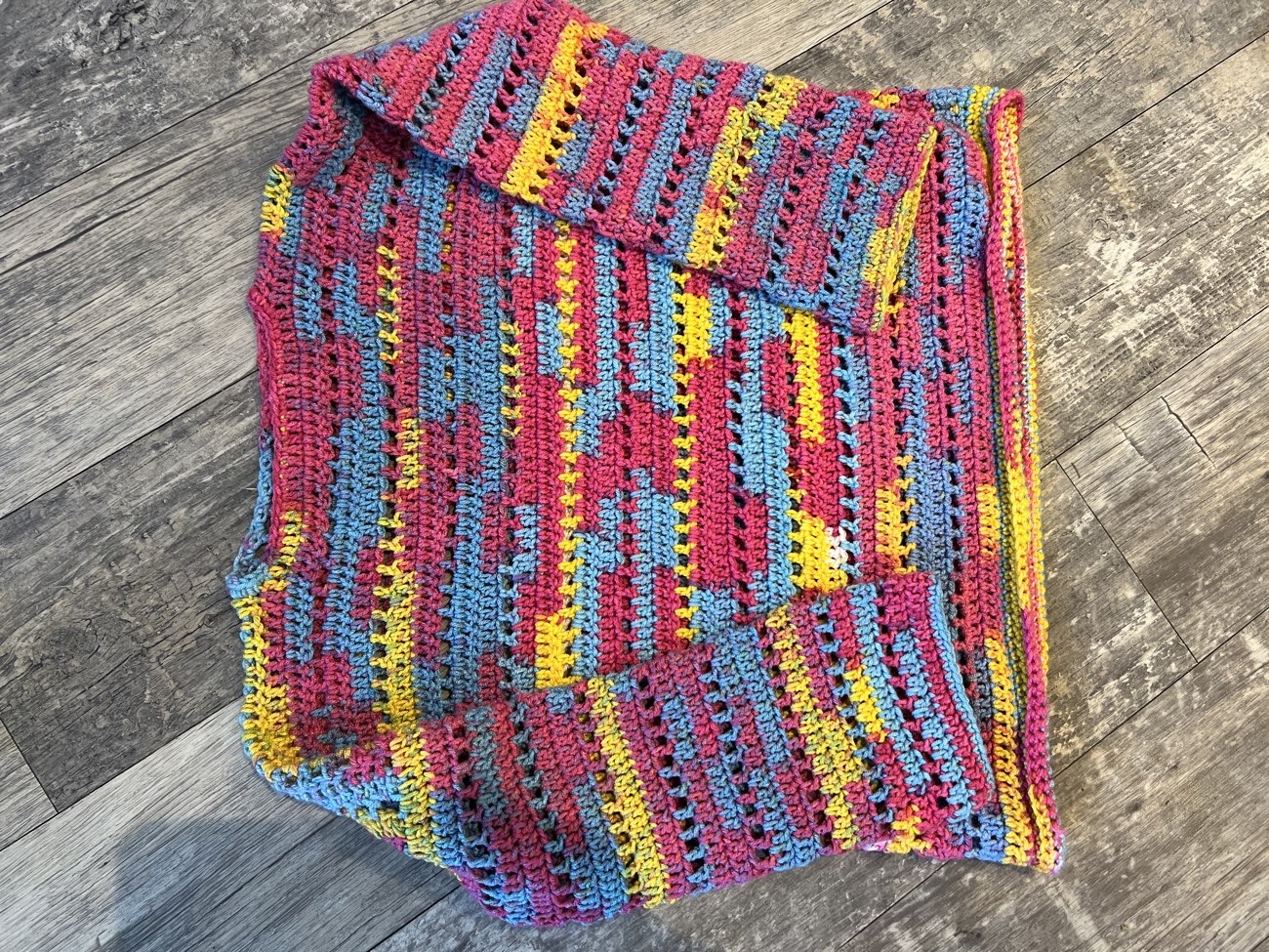 hand knitted jumper, I loved it but why have I paid all that bought at Oxfam Shop for £10.00