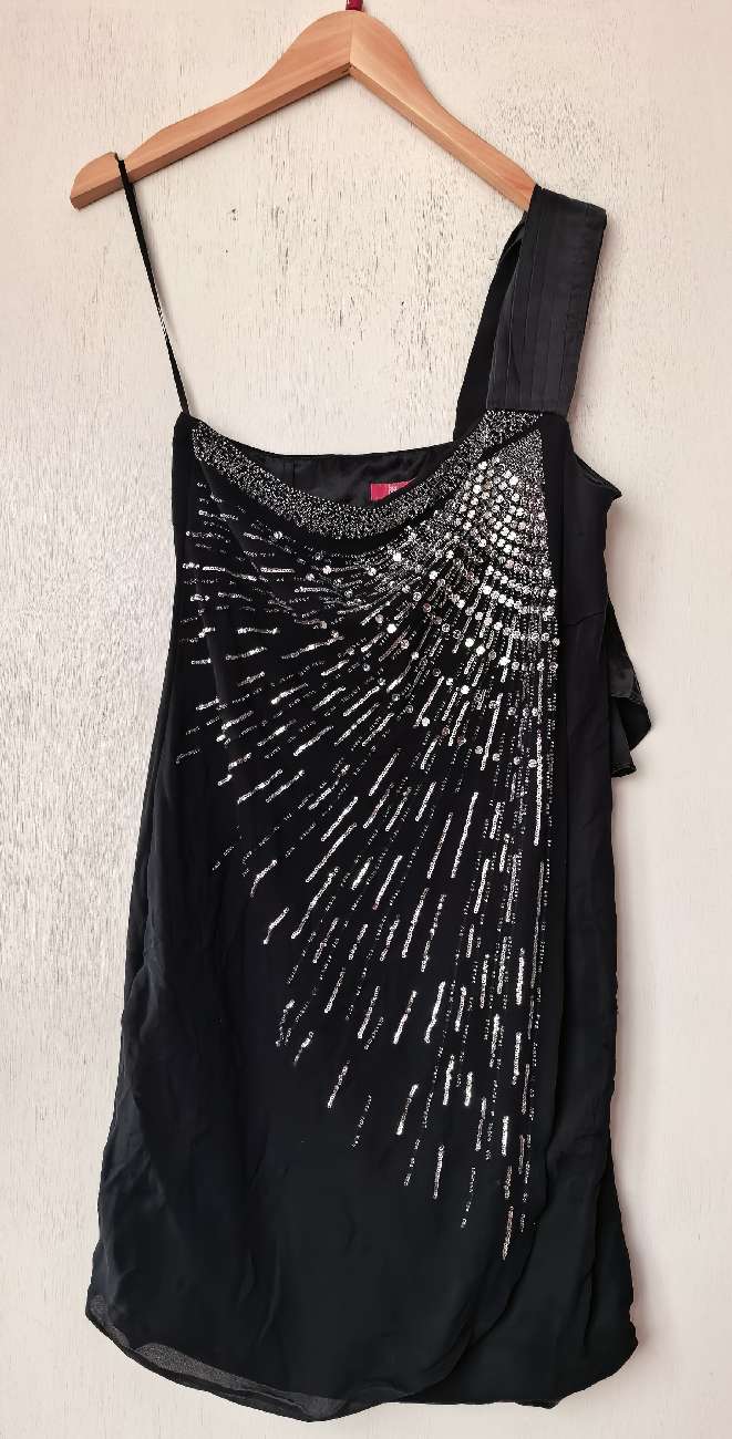 Monsoon Black Silver Beaded Dress bought at WHOLESALE for £11.00