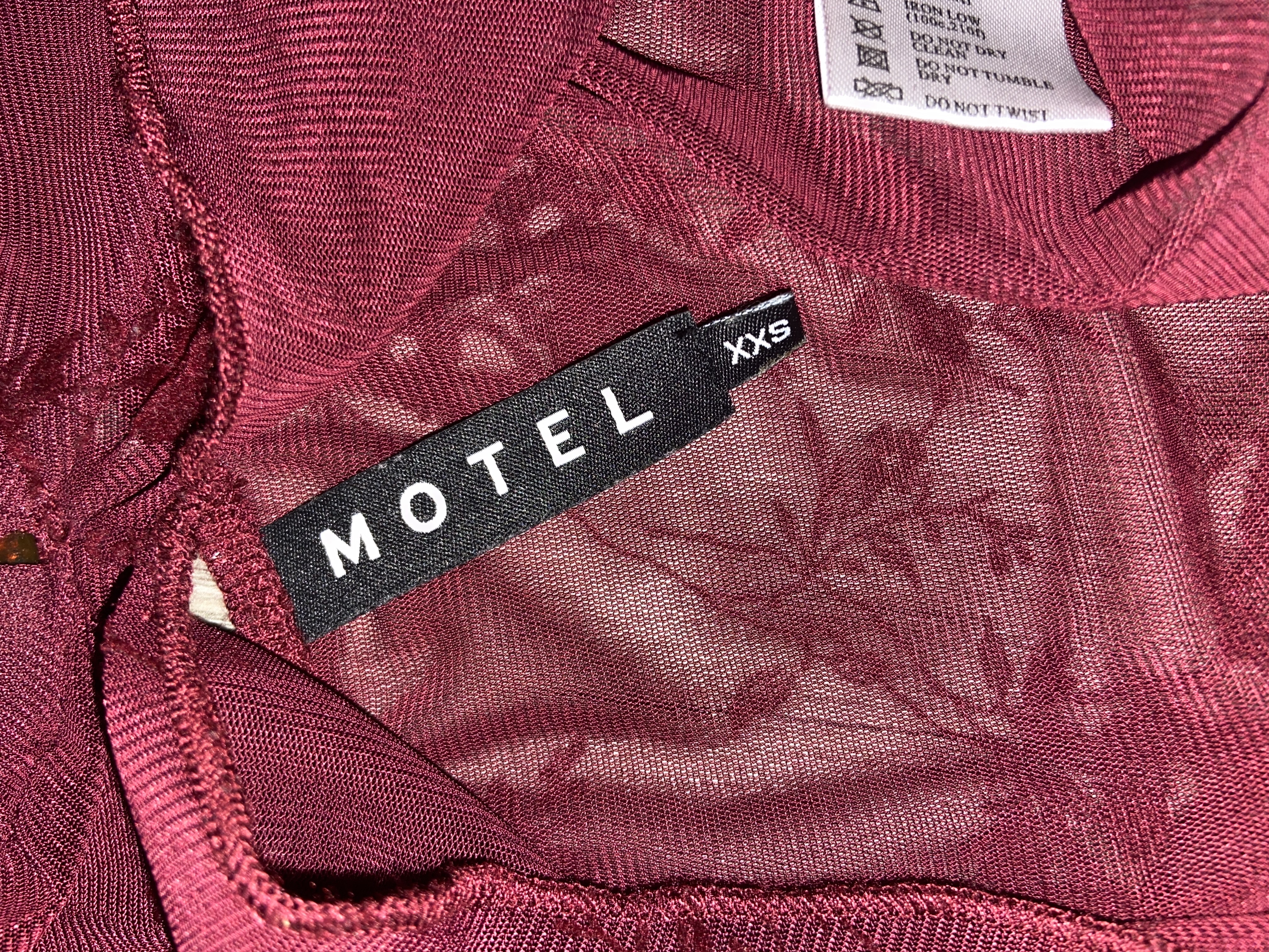 Motel tie back top bought at Prama for £2.00