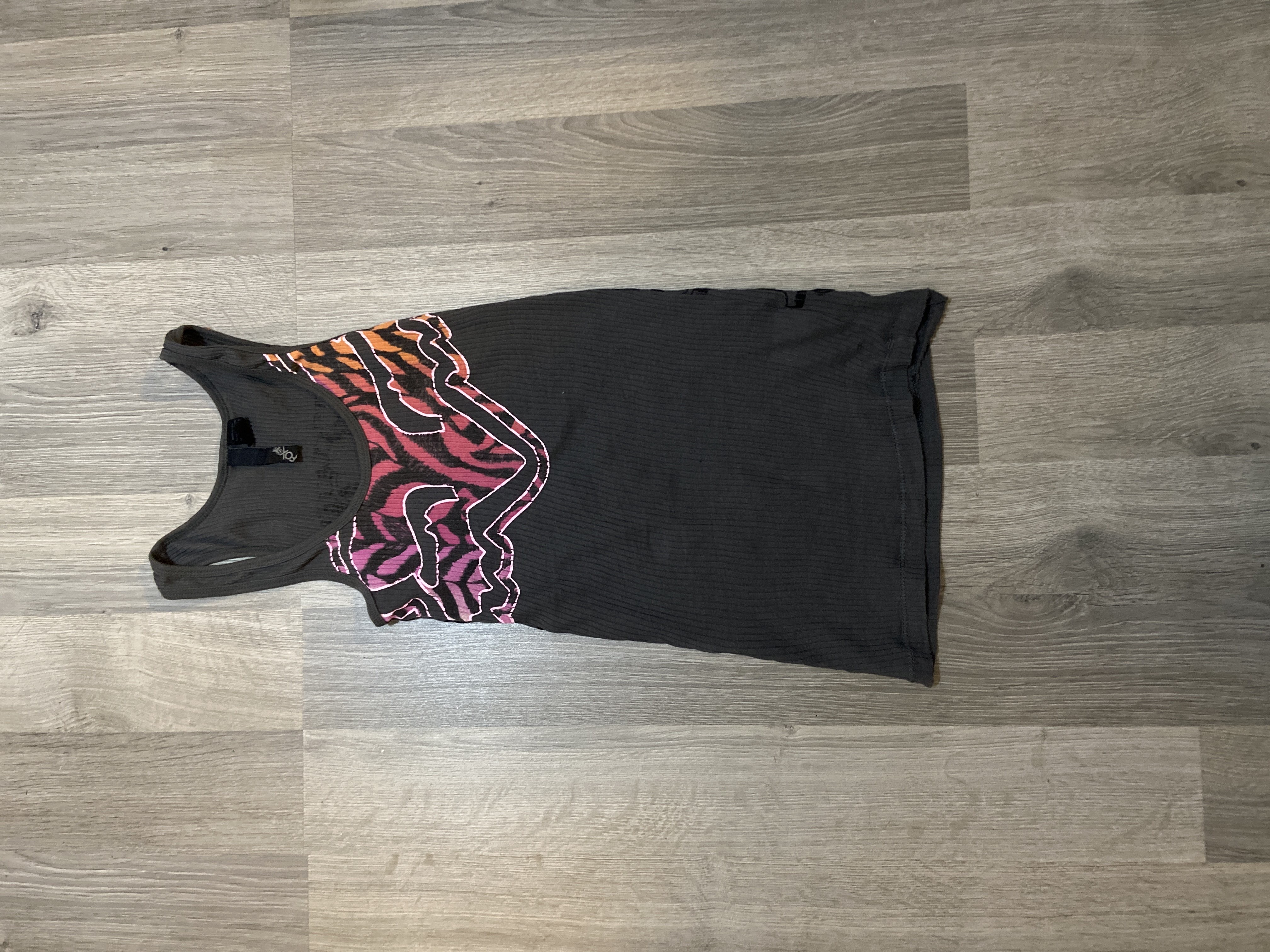 Fox racing tank top bought at Cats Protection Charity Shop for £0.50