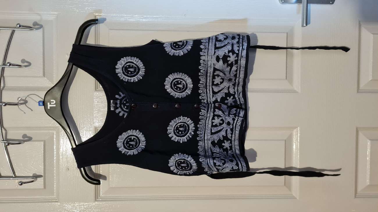 Blue boho vest top product bought at Cancer Research UK for £8.00
