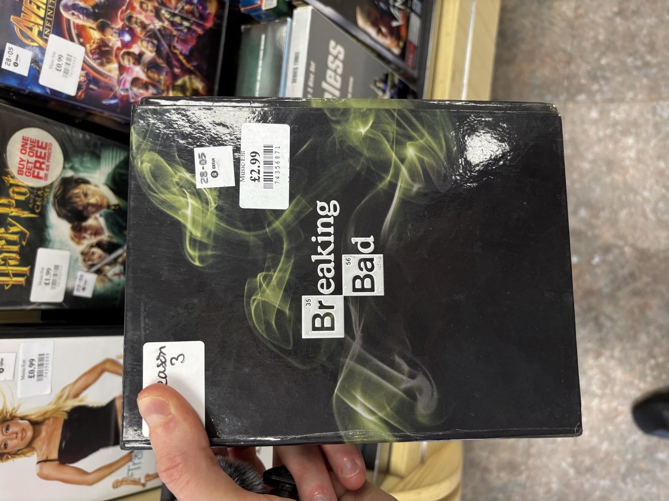 Breaking bad dvds bought at Oxfam Shop for £5.98