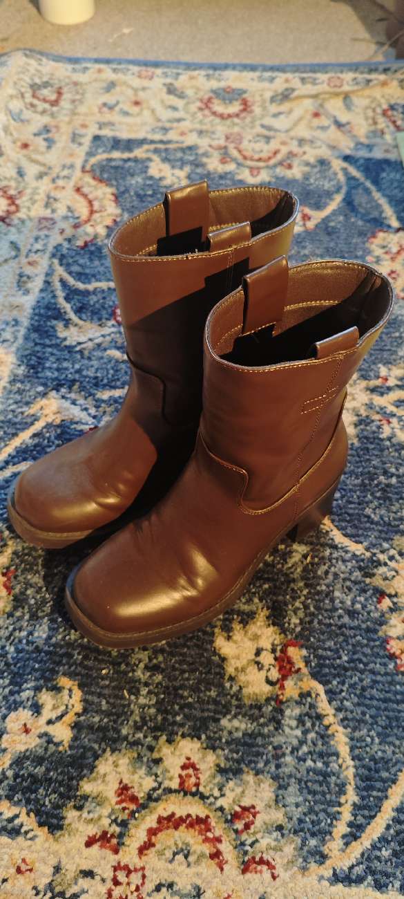 got these basically new :) product bought at Cancer Research UK for £5.00