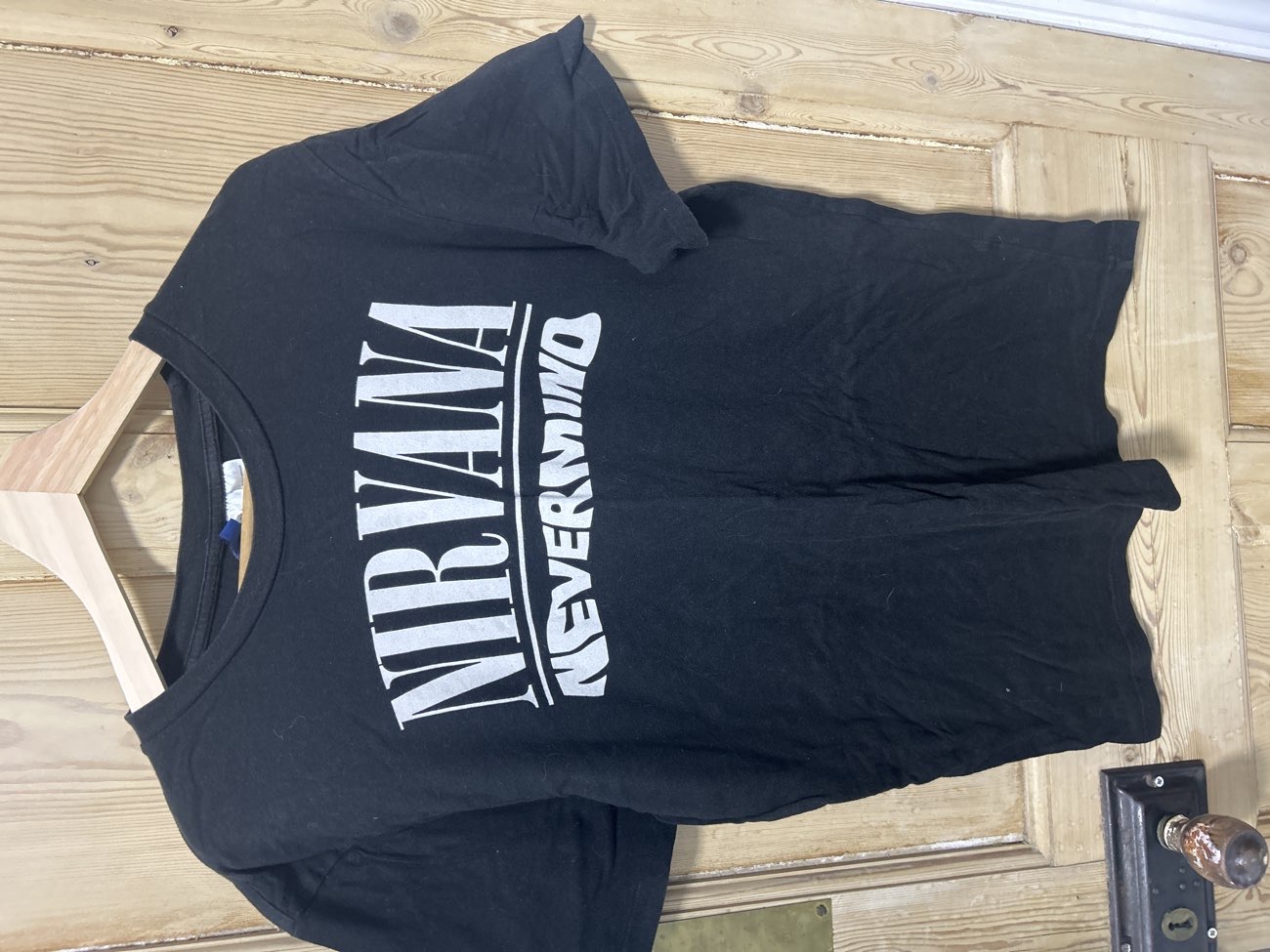 Black Nirvana Tee bought at British Red Cross for £2.00