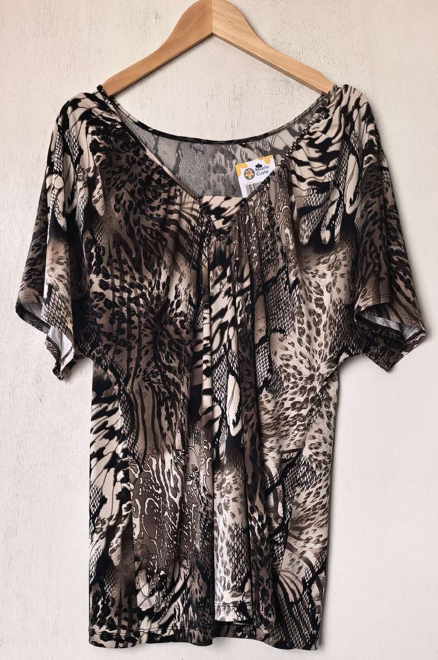 Animal Print Flowy Top bought at Marie Curie for £2.00
