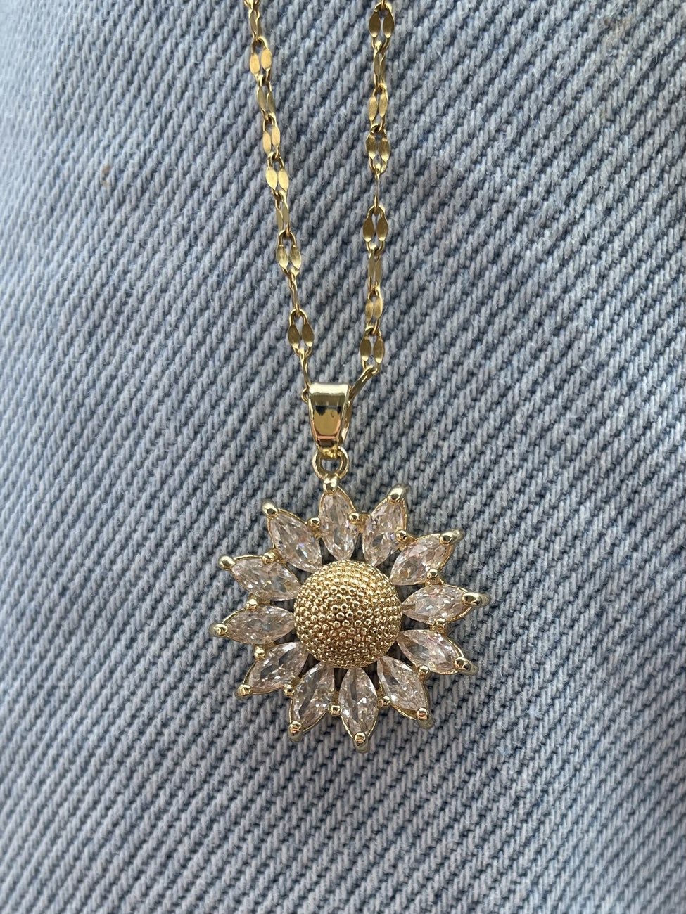 Daisy Necklace bought at Oxfam Shop for £10.00