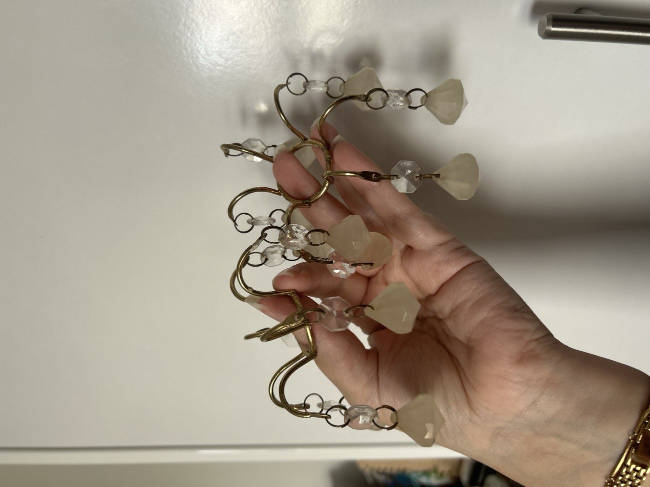 No idea what these are called, but they sit on a candle sticks. Free on bric a brac BOGOF product bought at Salvation Army for £0.00