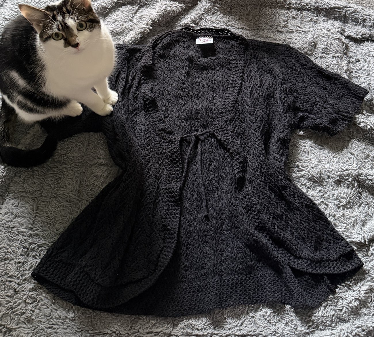 Kitty Knit cardigan! product bought at Scope for £1.00
