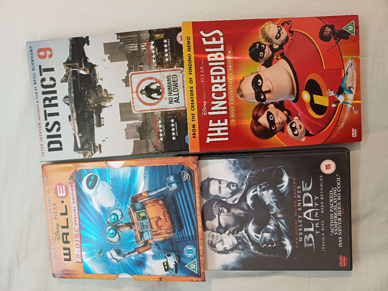 two cool slip covers and a unique Wall.E. From multiple charities. I don't know the price of D9 bought at British Heart Foundation for Β£3.50