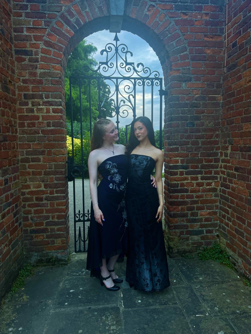 My vintage Jane Norman prom dress bought at All Aboard for £8.00