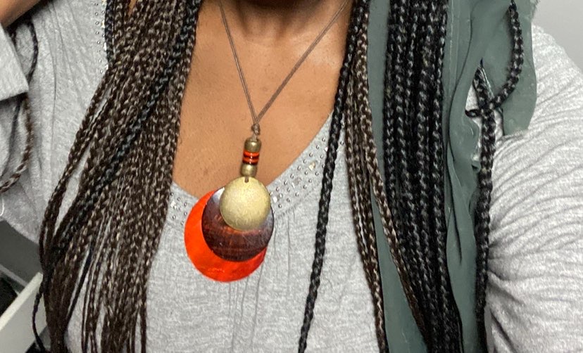 Necklace from upper annies bought at Upper Annie's Orphans for £2.00
