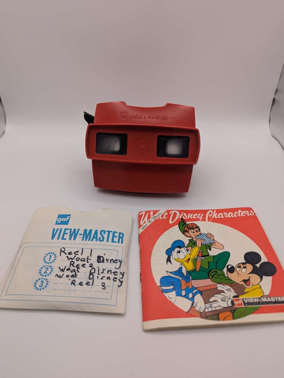 vintage Disney viewmaster with slides bought at Drumbo Park Car Boot Sale for £1.00