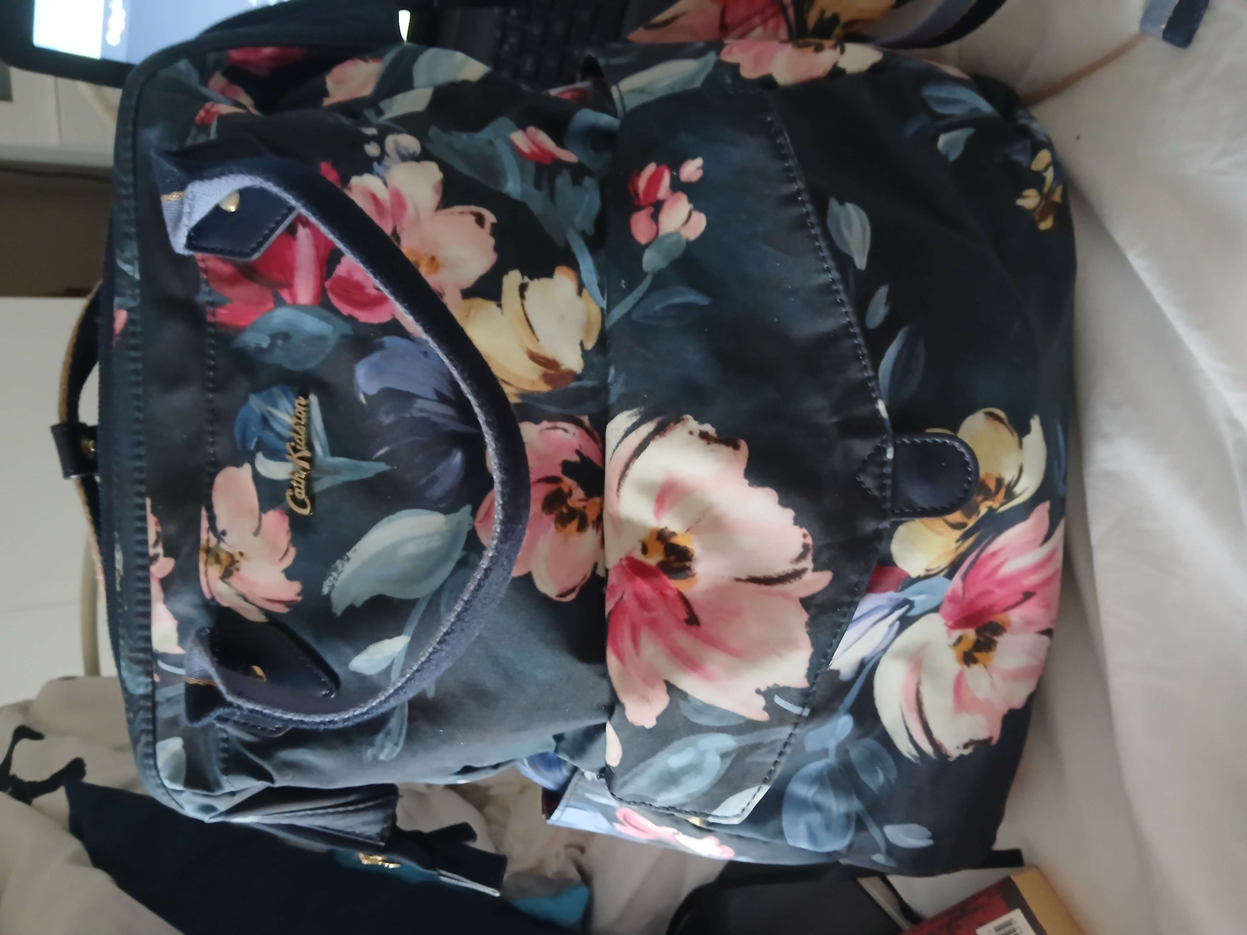 Cath Kidston bag, the "damage" is so little and easily fixable bought at St Leonard's Hospice Shop for £14.50
