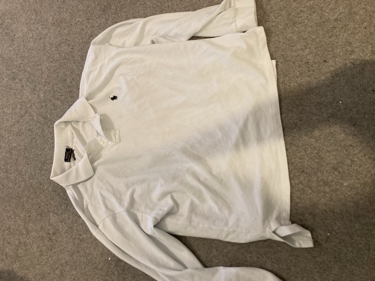 Ralph Lauren polo bought at Cotswold Carboot Sales for £5.00