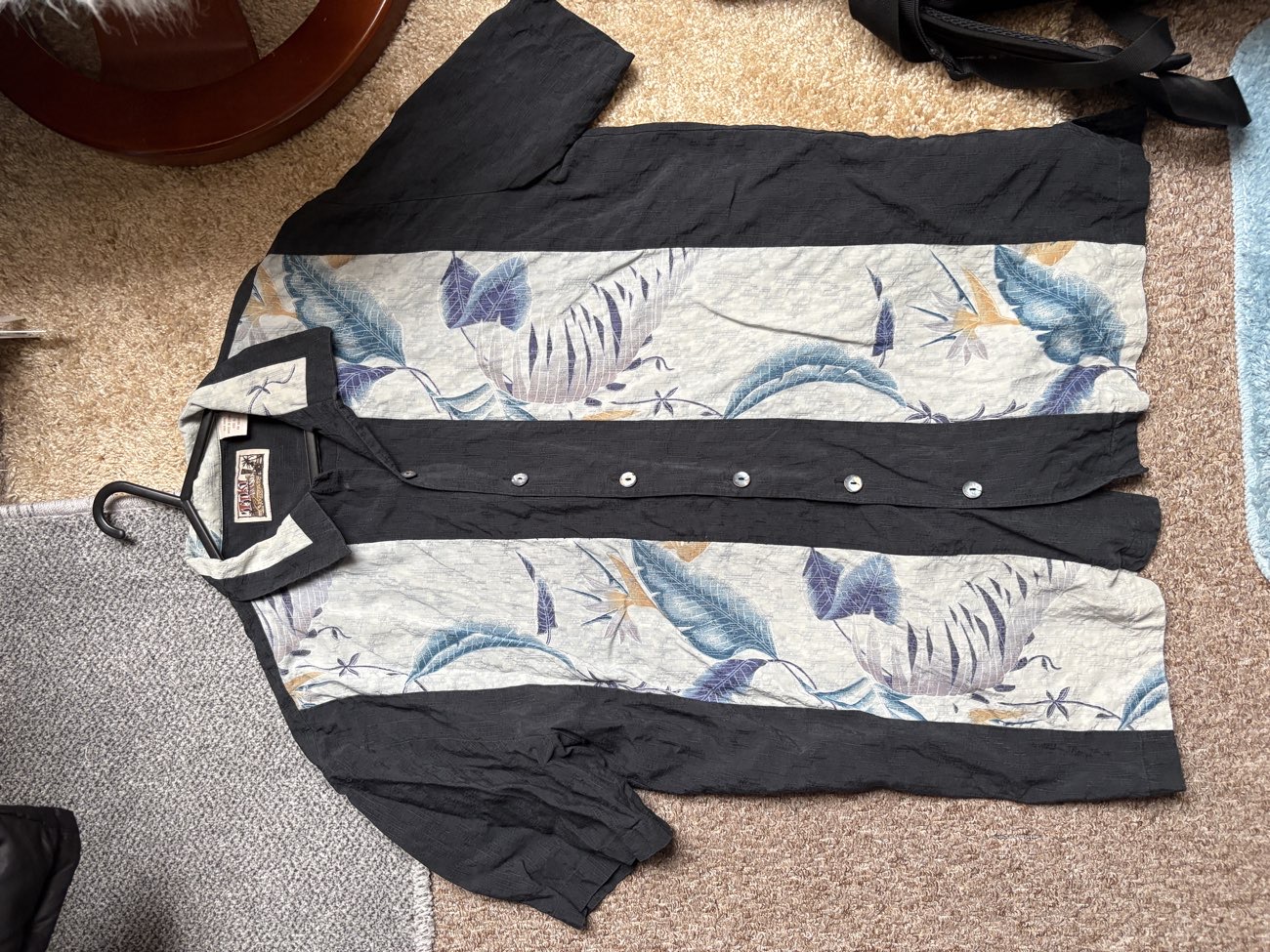 Tiki Classics Silk Shirt bought at The Salvation Army for £15.00