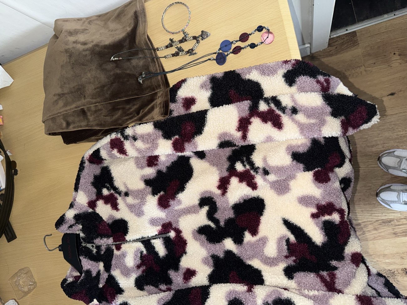 Finds from Blochairn car boot sale - jumper £5, trousers £2, jewellery £2 bought at Blochairn Car Boot Sale for £9.00