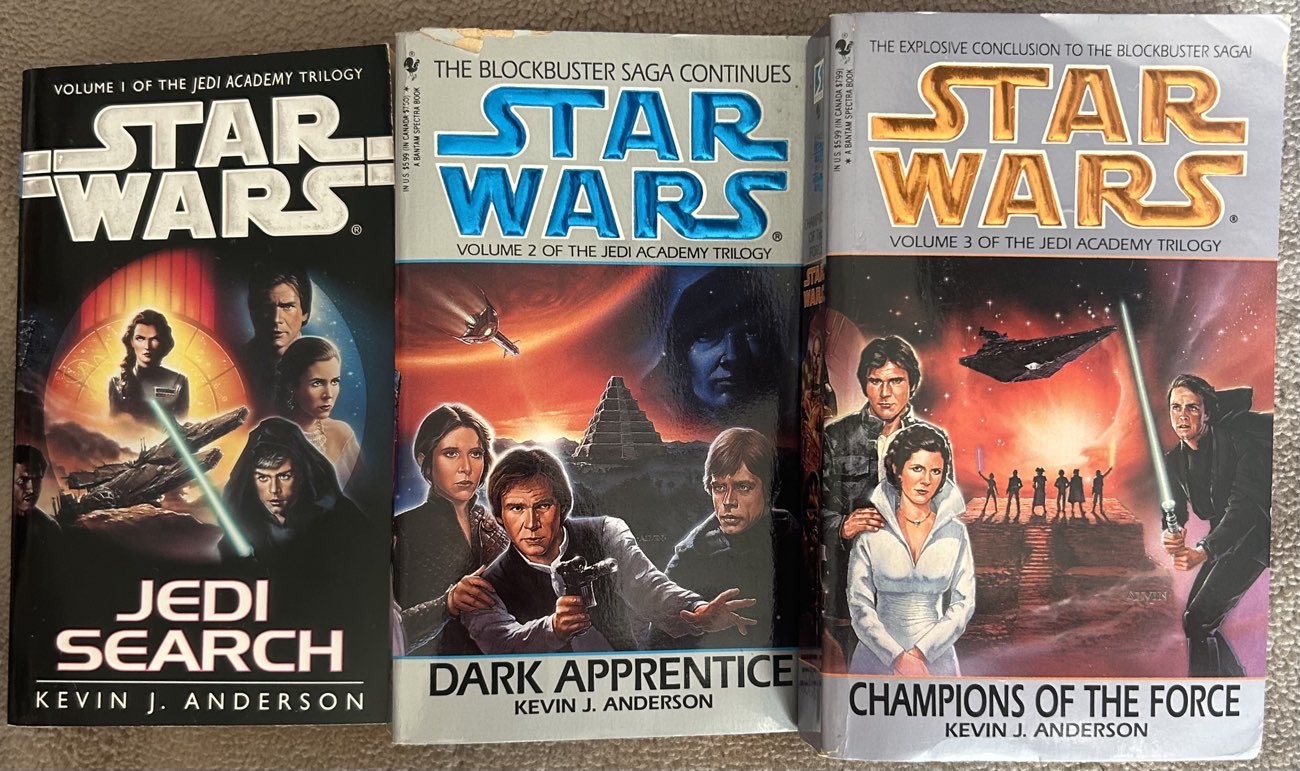 Star Wars- The Jedi Academy Trilogy product bought at Tŷ Hafan for £3.00