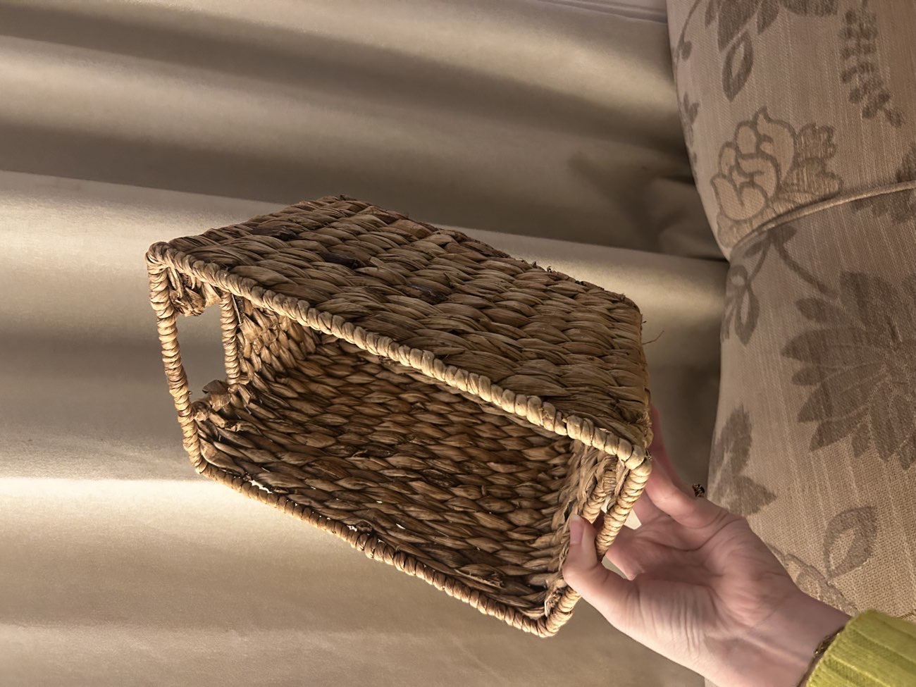 Basket for Xmas hamper gift bought at Sue Ryder for £4.00