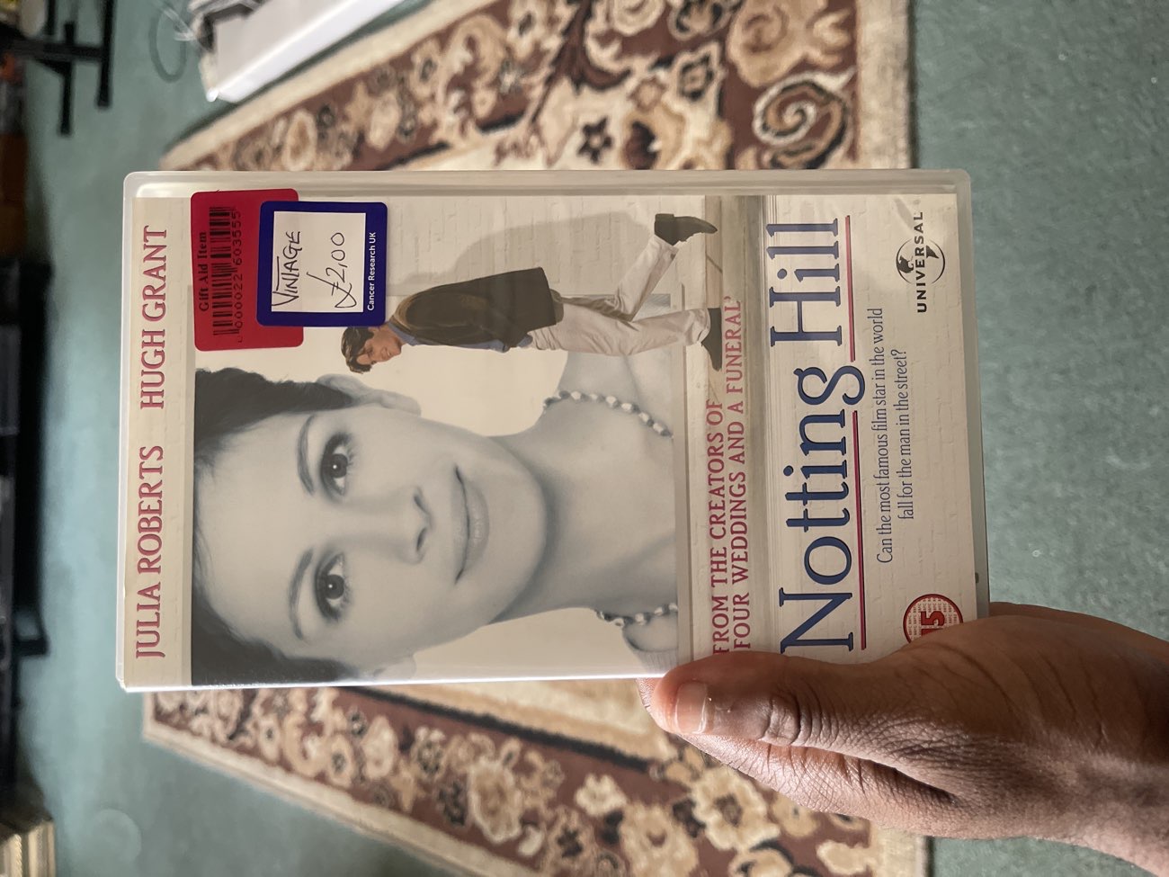 Notting Hill - VHS bought at Cancer Research UK