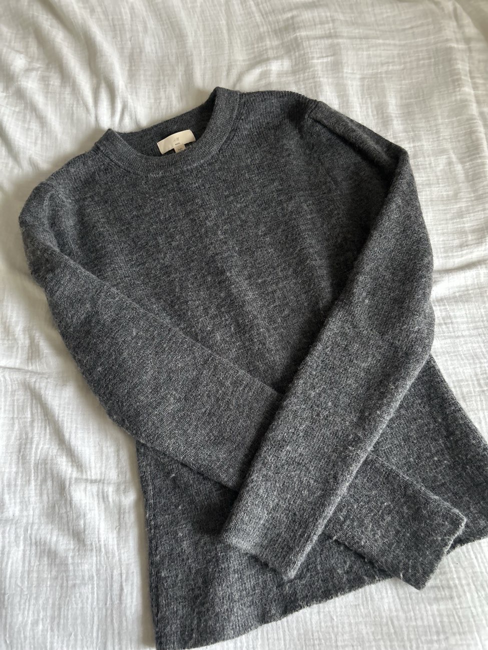 H&M wool jumper bought at British Heart Foundation for £3.50