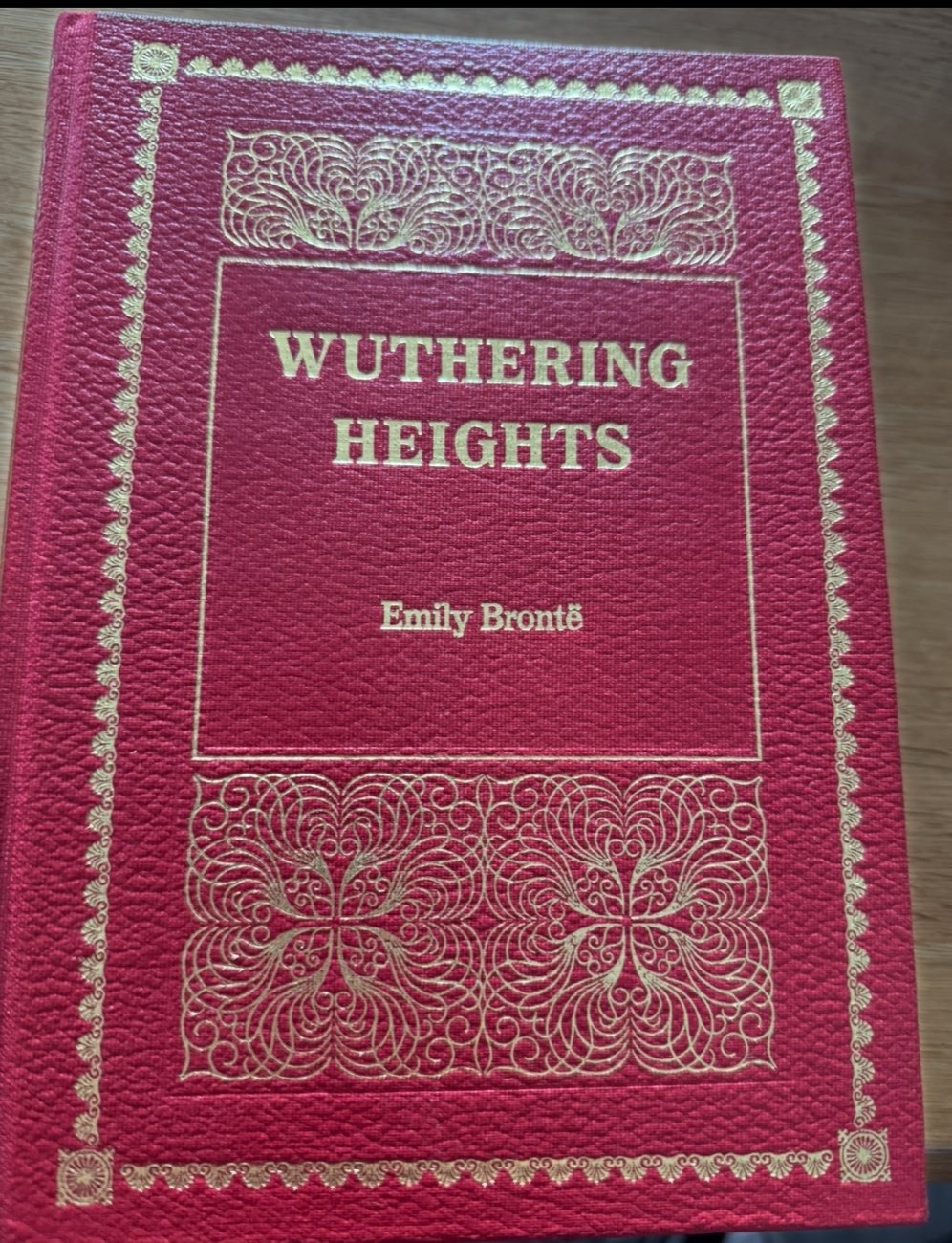 Hardcover copy of Wuthering Heights By Emily Brontë product bought at Saint Francis Hospice for £1.00