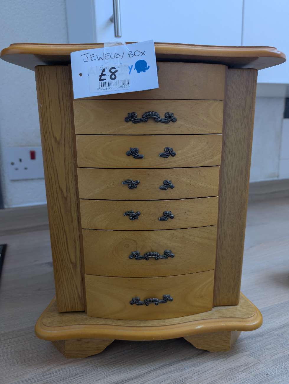 Jewellery Box product bought at Alder Hey Charity Shop Huyton for £8.00