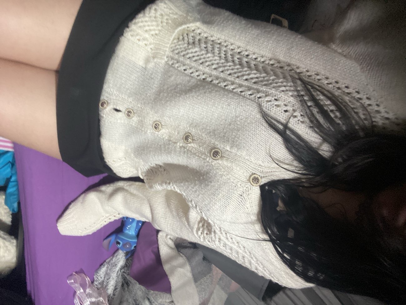 cute cream baggy cardigan product bought at British Heart Foundation for £4.00