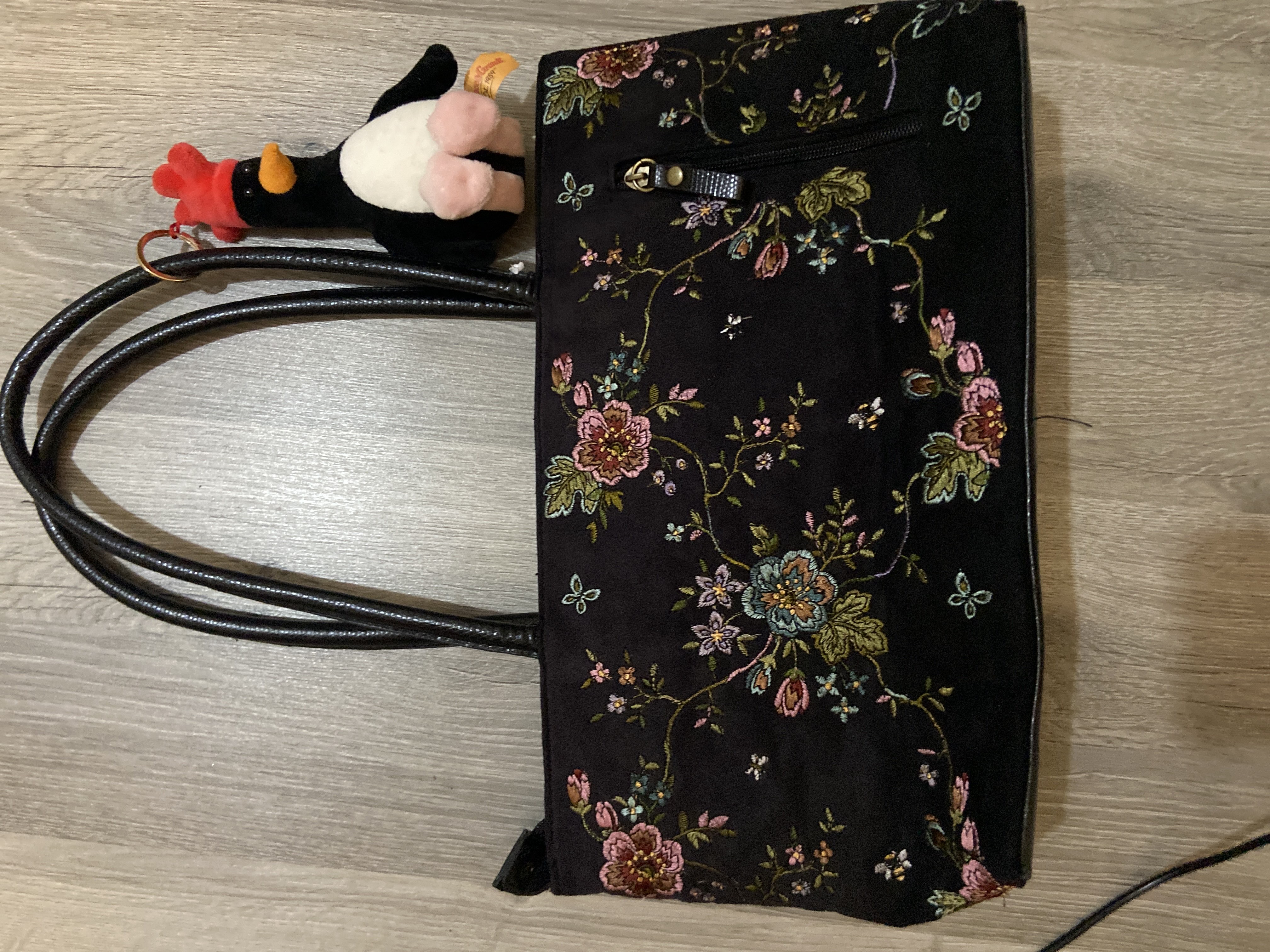 Bueno floral bag bought at DEBRA UK for £3.00