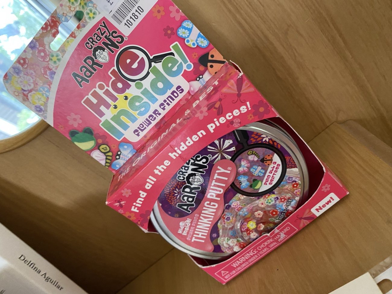 Aarons thinking putty bought at Hospice of St Francis | Charity Shop | St Albans