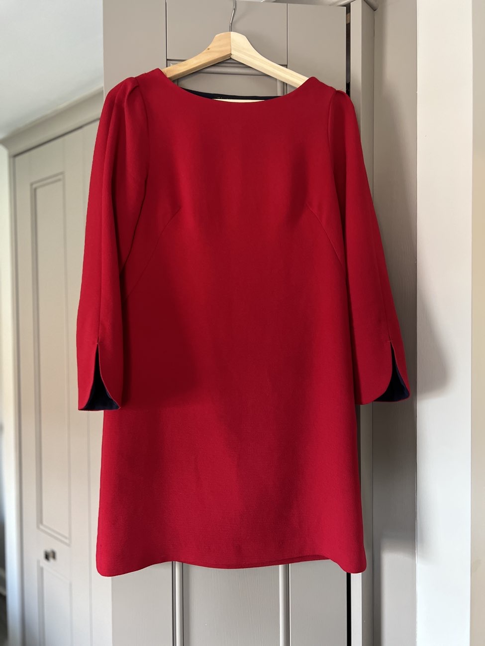 Zara red dress bought at Sue Ryder for £3.00