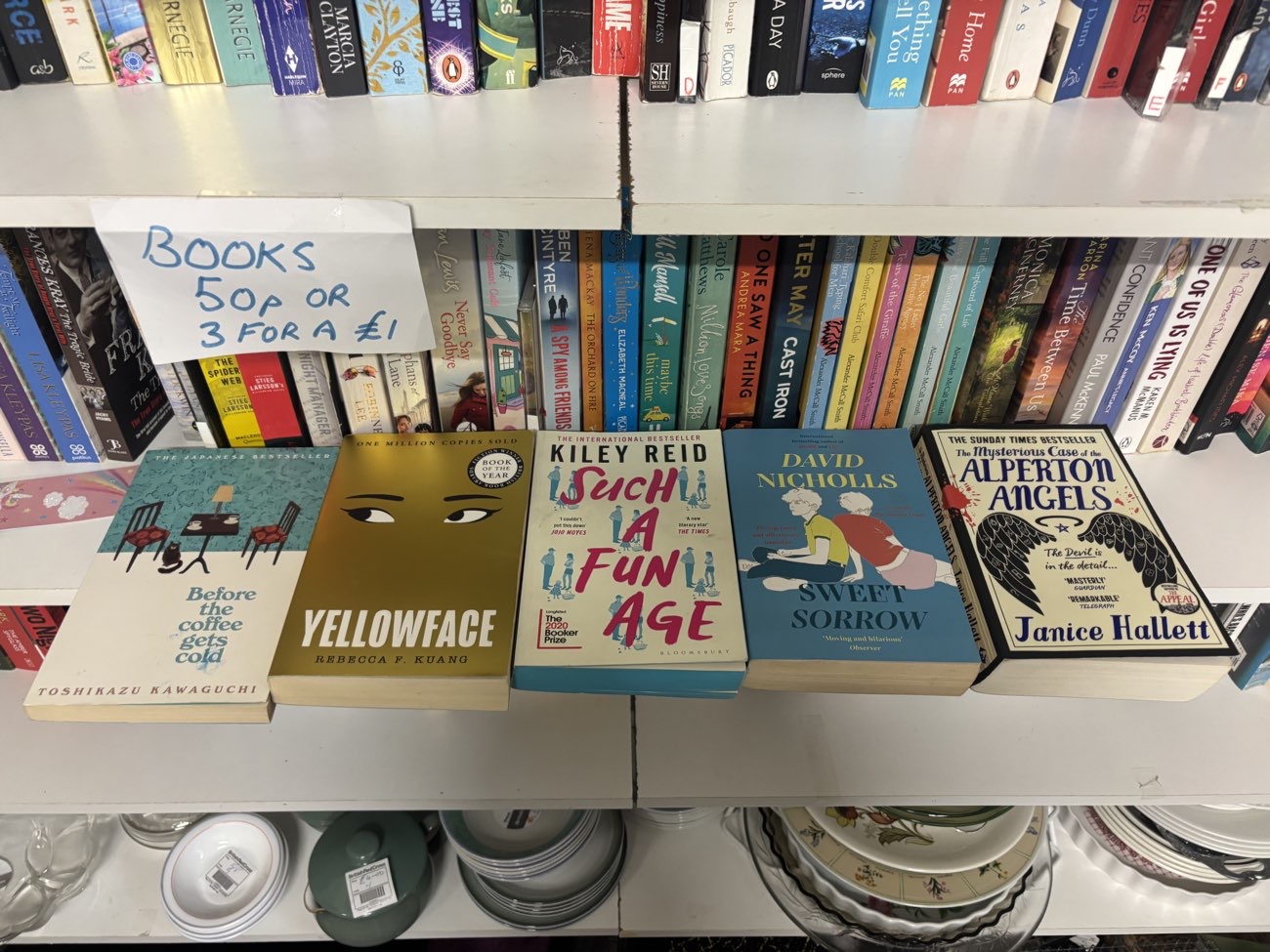 Lots of Books bought at British Red Cross for Β£0.50
