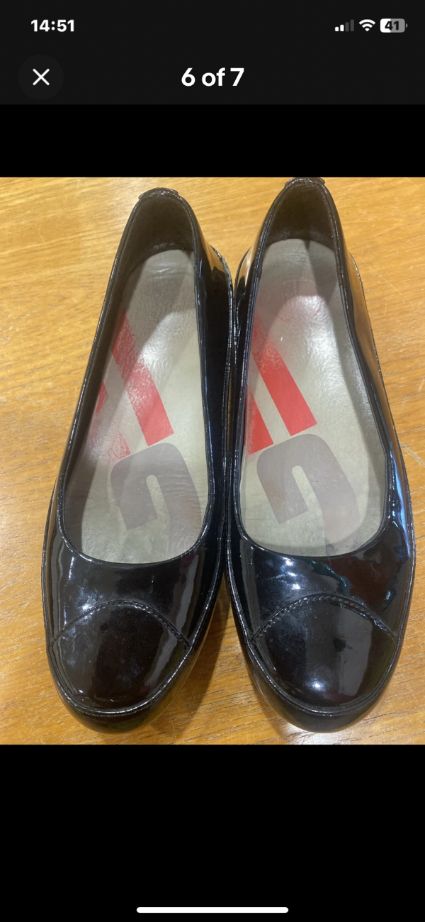 Fitflops patent leather a rare find bought at Tracy’s Treasures for £5.00