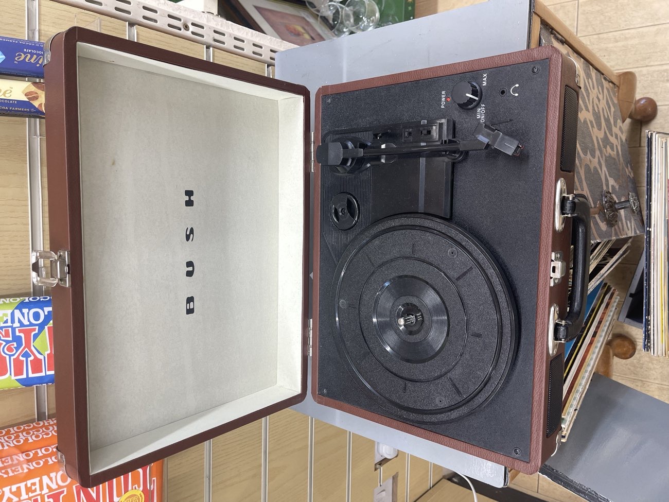 Bush Record Player bought at Oxfam Shop for £15.00