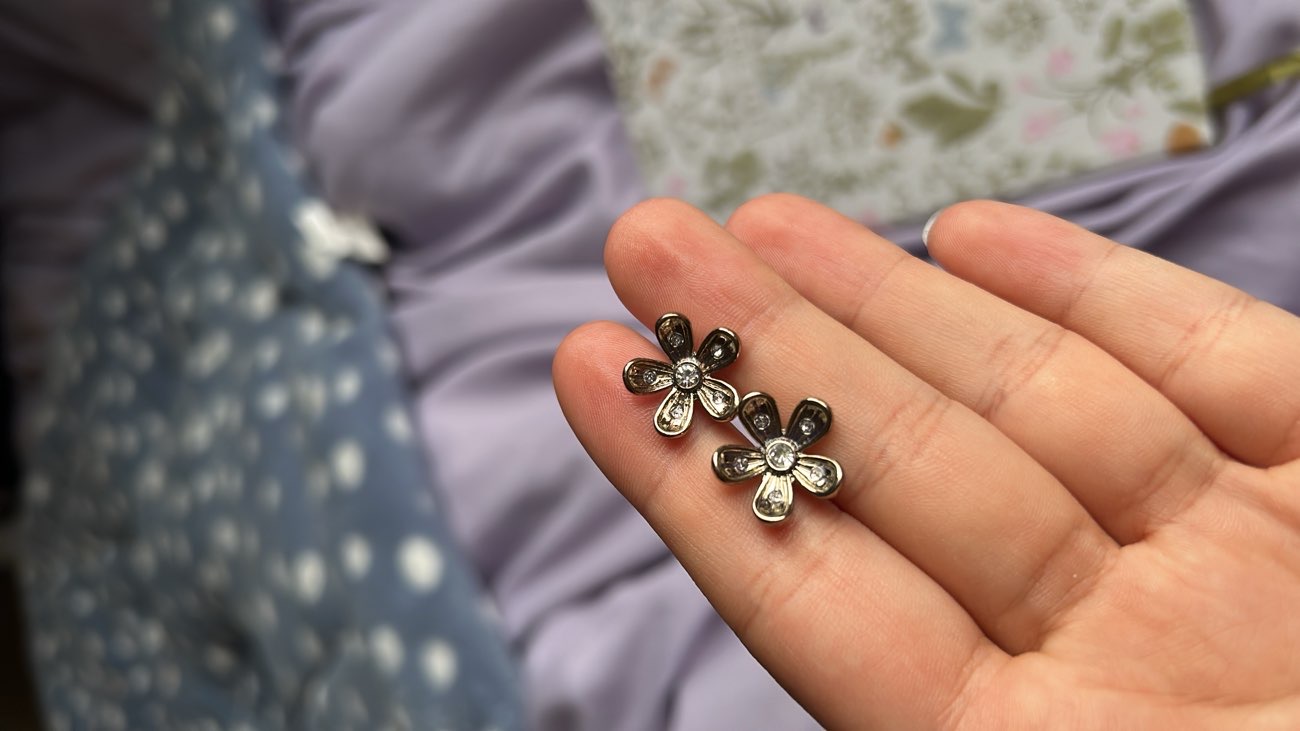 Flower Earrings product bought at Oxfam Shop for £1.00
