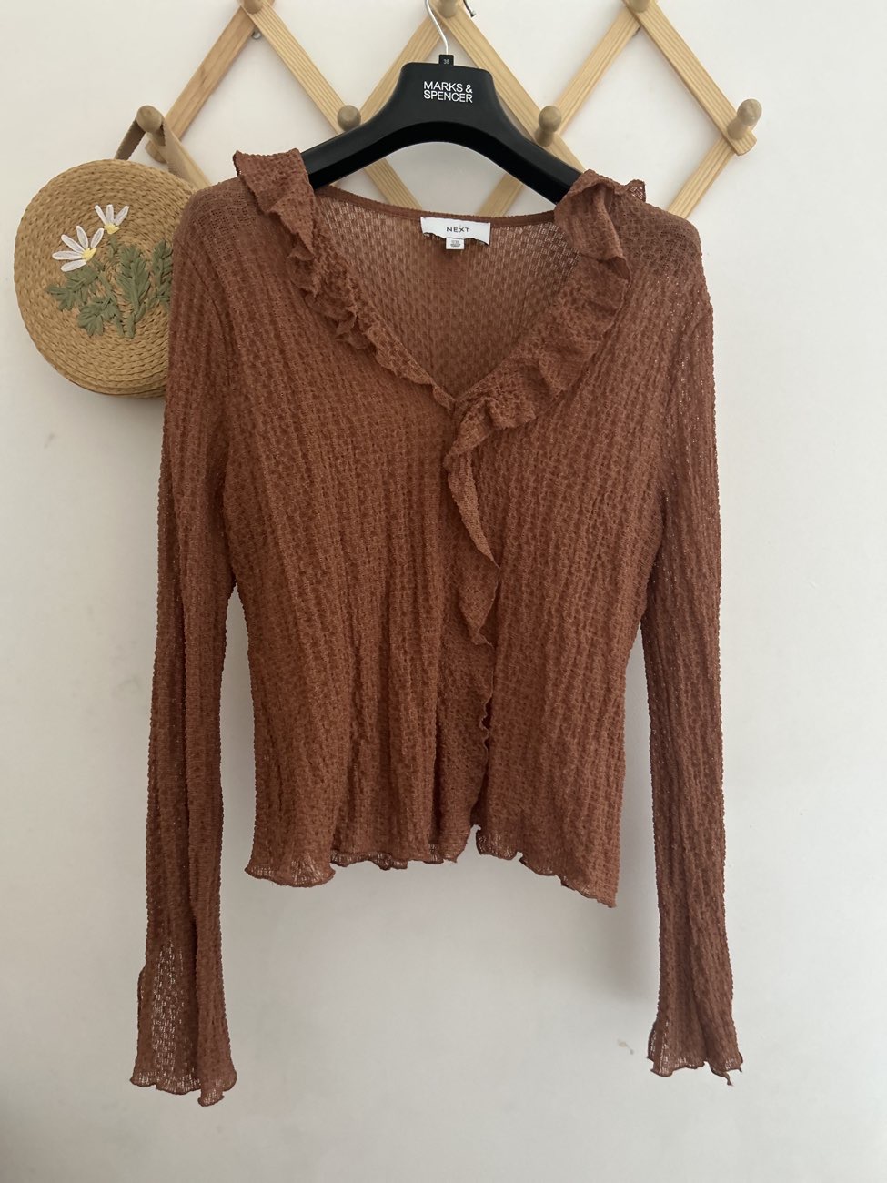 Next top for Autumn product bought at Faiths Charity Shop for £4.50