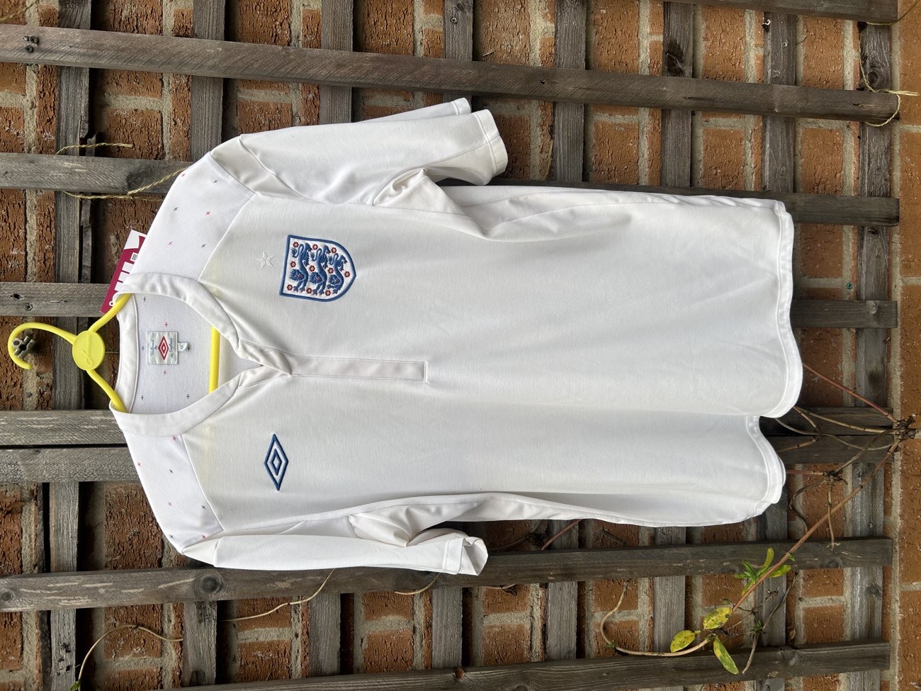 handful of England shirts ready for the World Cup - when the demand for them is greater!! product bought at Age UK for £13.00