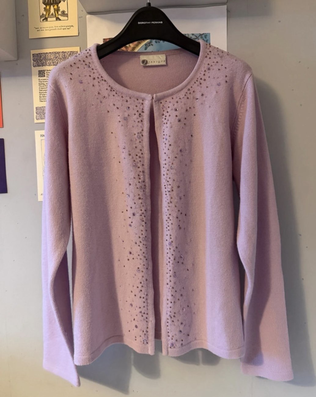Beautiful beaded cardigan bought at North London Hospice - East Finchley Shop for £4.00