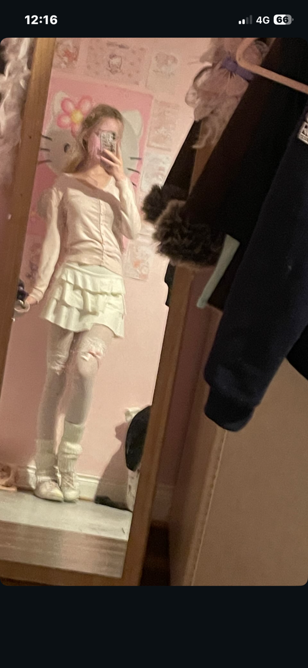 pink atmosphere cardigan bought at Vincent's Longford for €2.00