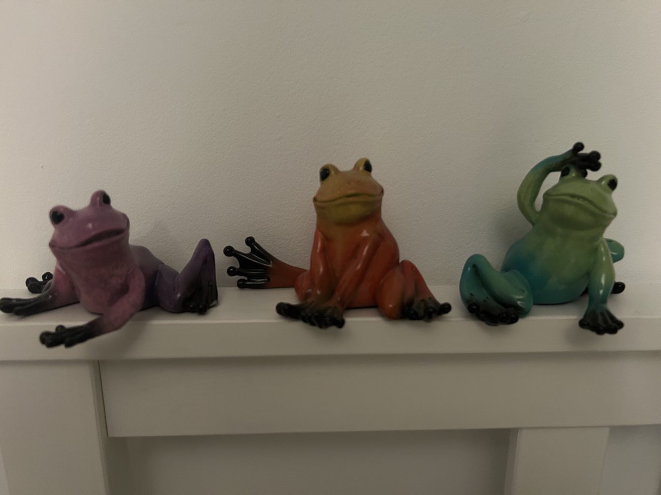 Funky Ceramic Frogs (£5 each) One had a small chip in the toe but I couldn’t separate them! bought at The Exeter Trading Hub for £15.00