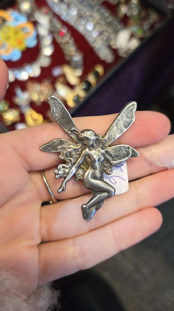 Whimsical fairy broche bought at Jubilee Market for £6.00