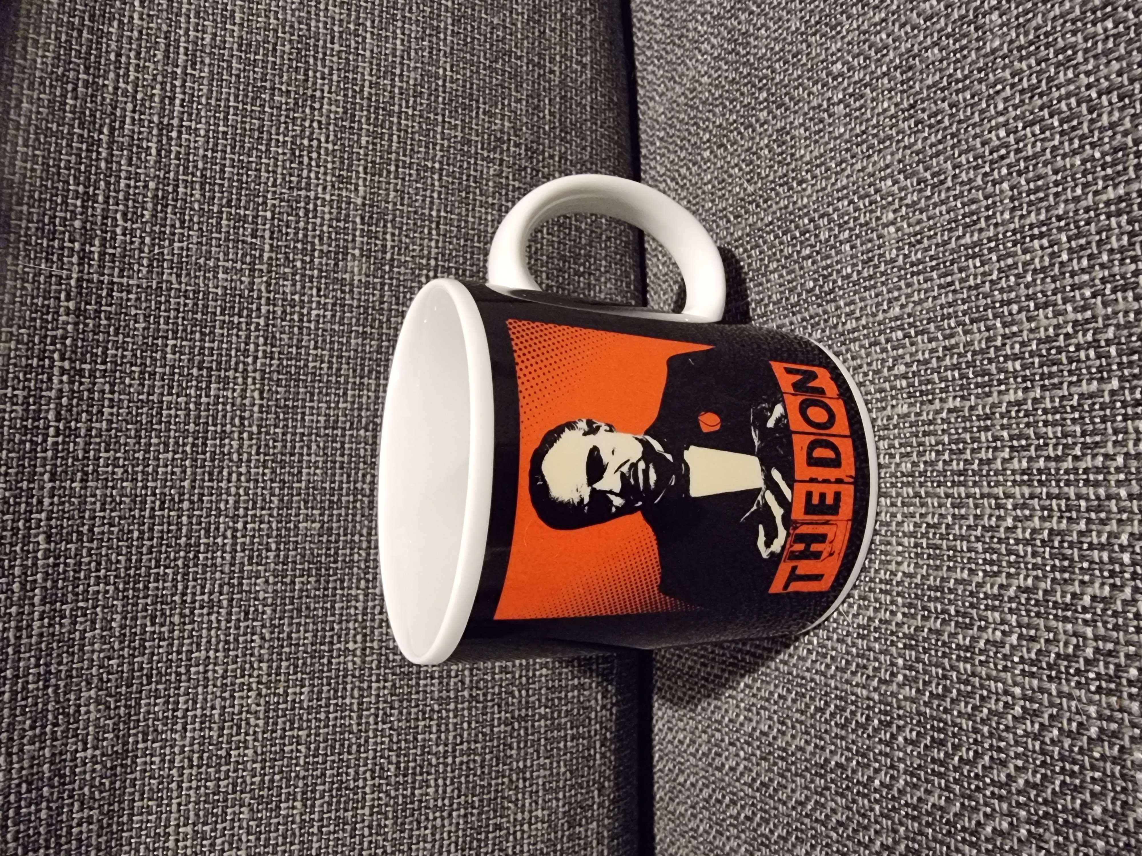 The Godfather mug bought at British Red Cross for £1.00