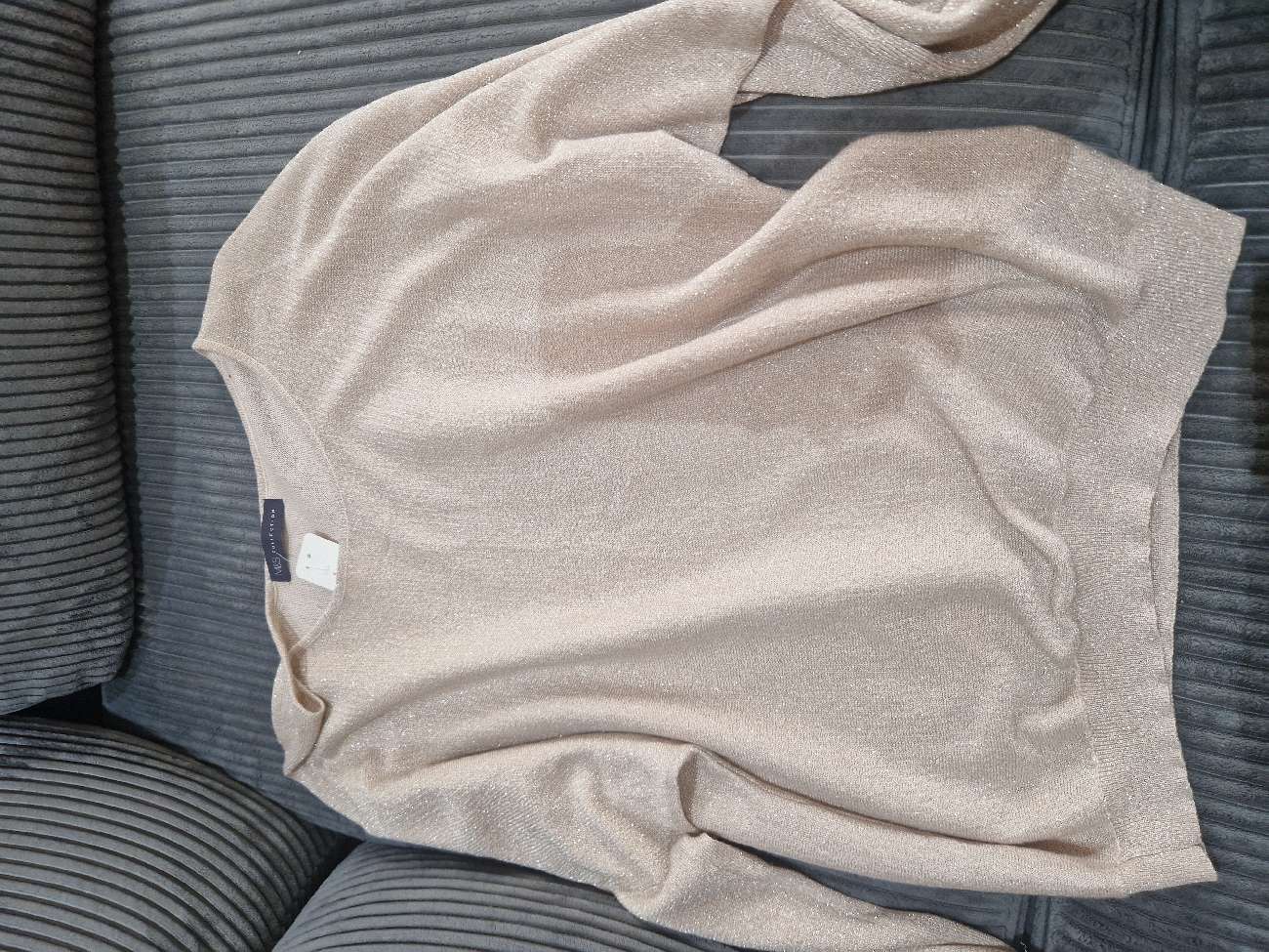 Marks and Spencer gold summer jumper bought at Partnershop for £3.00