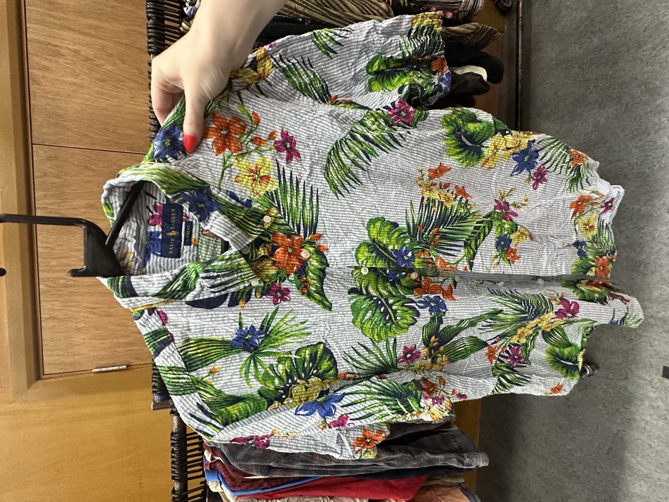 Ralph Lauren Hawaiian Shirt £4 🤯 🌴🦜🍹🌺 bought at Swipe Vintage x Harrow Kilo Sale for £4.00