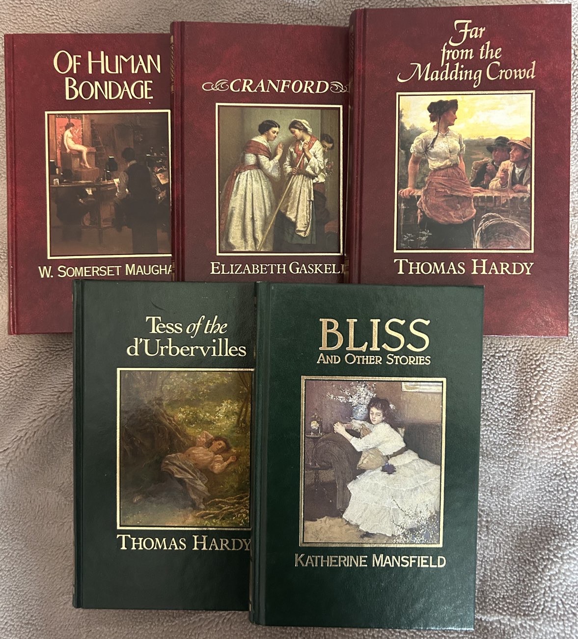 Beautiful Classic Books- 5 for Β£1 deal! bought at Cancer Research Wales for Β£1.00