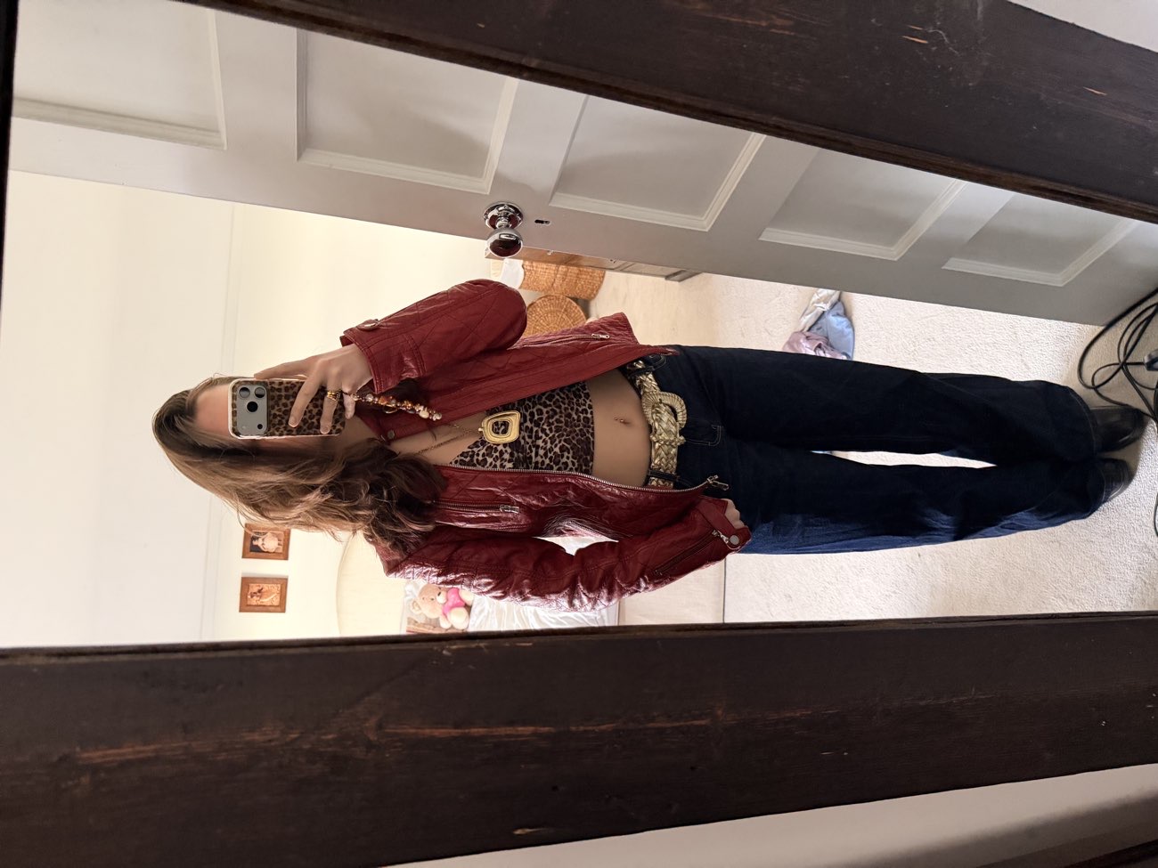 redskin leather jacket product bought at Saint Francis Hospice for £12.00