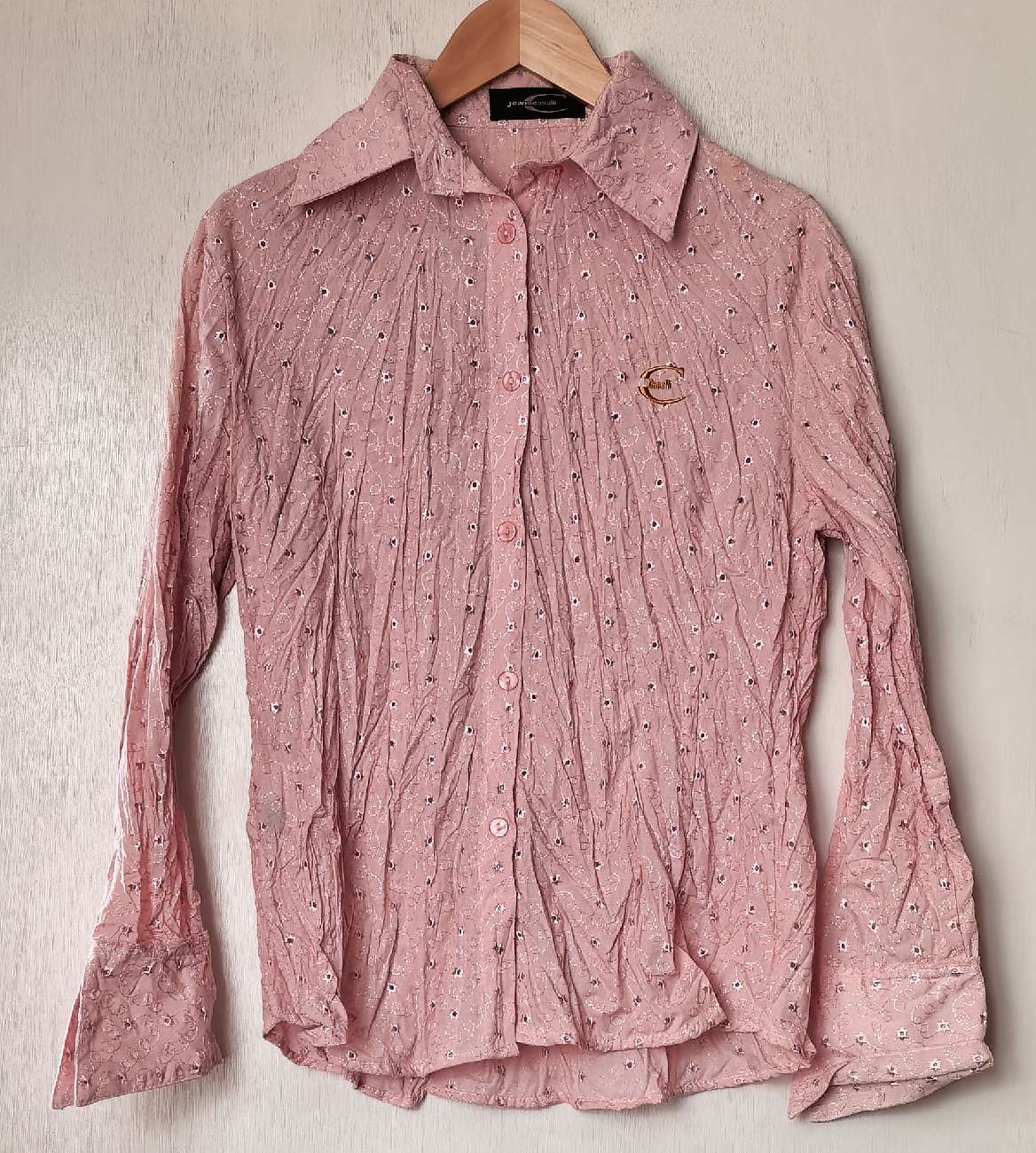 Vintage Pink Jean Cavalli Pink Long Sleeve Top product bought at Menace Vintage for £7.00