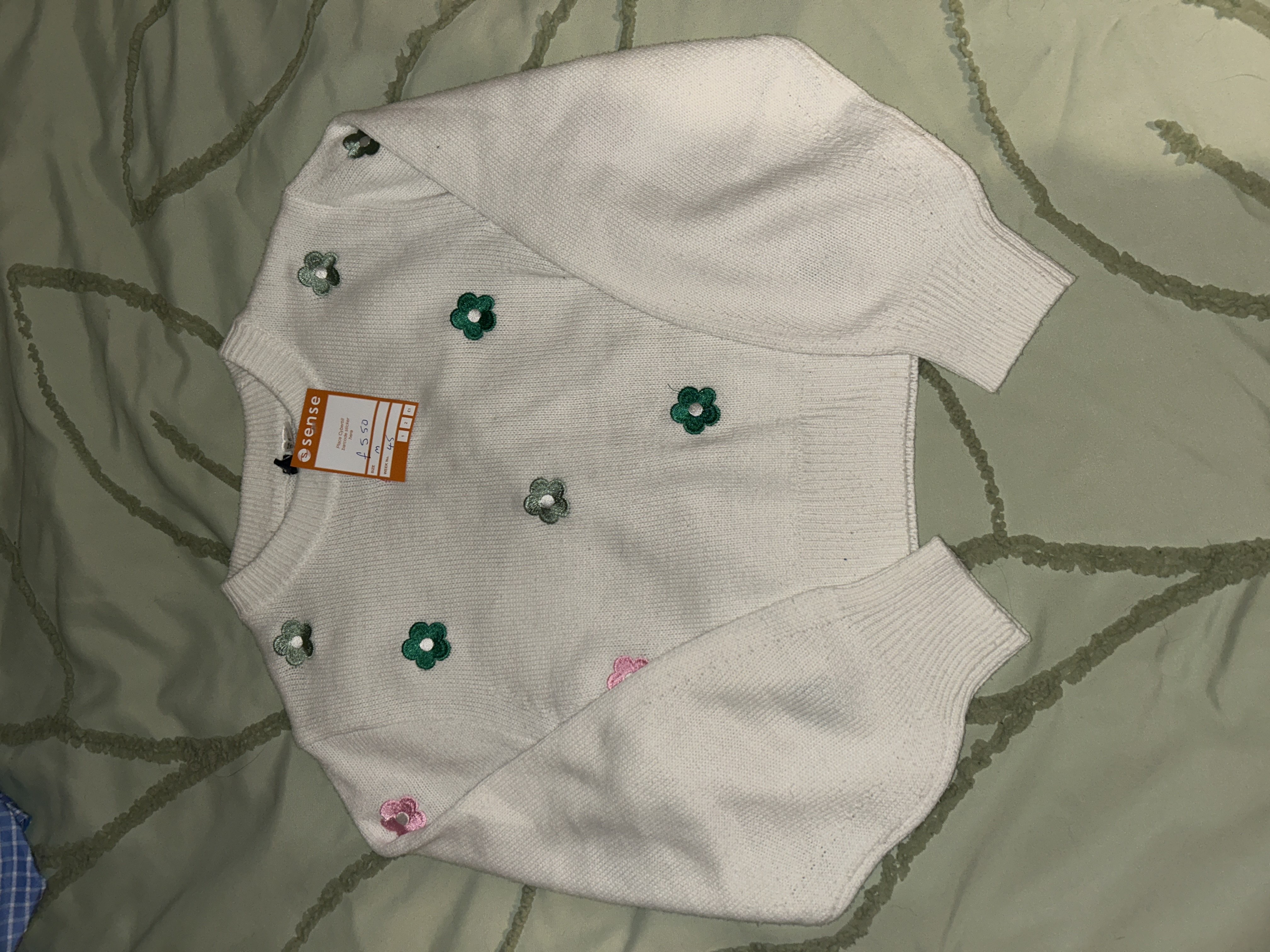 Flower Knit jumper product bought at Sense for £5.50